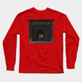 Christmas Fireplace Long Sleeve T-Shirt